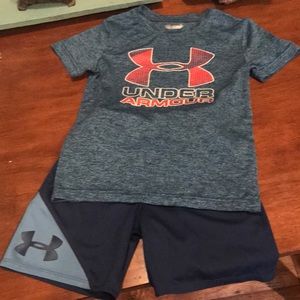 Boys UA short set